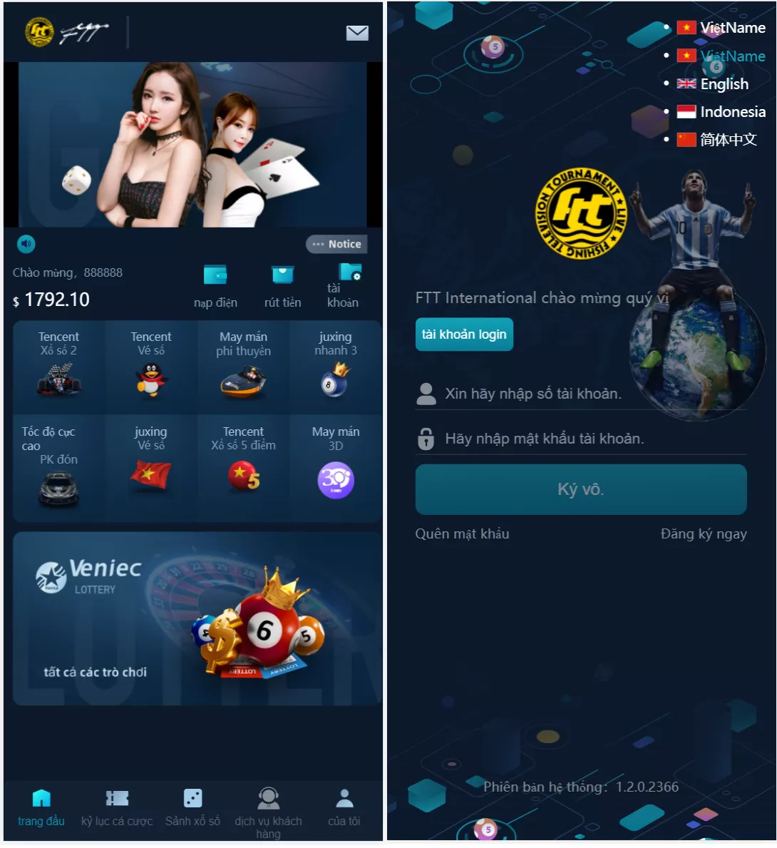 【站长亲测】【大富聚星二开4语言cp系统源码】纯越南语言ssc源码+越南ssc游戏带开奖控制全开源+完美运营-源码社-精品源码聚集地