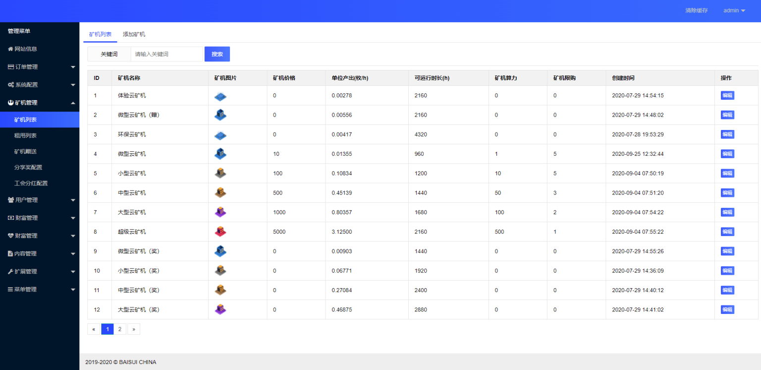 【站长亲测】GRT矿机虚拟币投资理财系统/区块链源码/云矿机算力/完美运行-源码社-精品源码聚集地